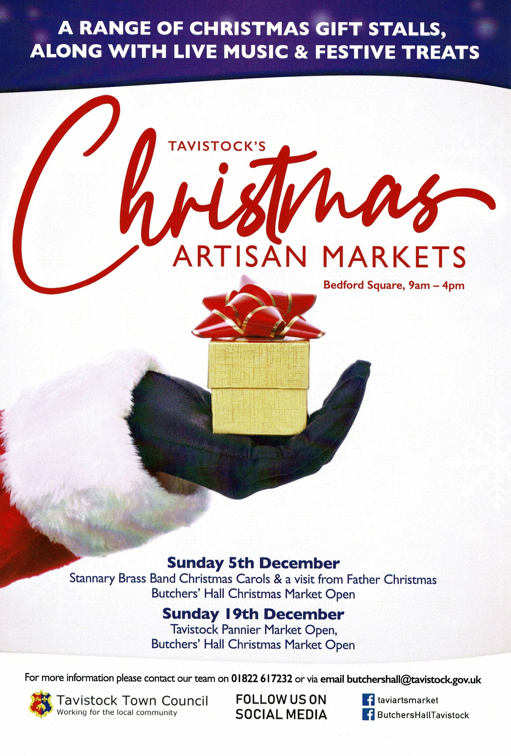 Tavistock's Christmas Artisan Market Tavistock Town Council